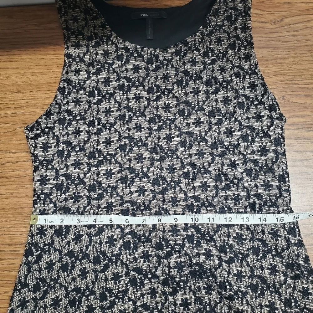 BCBGMAXAZRIA Women's A-Line Knit Dress Sz L - Picture 13 of 15
